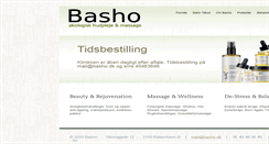 Desktop Screenshot of basho.dk